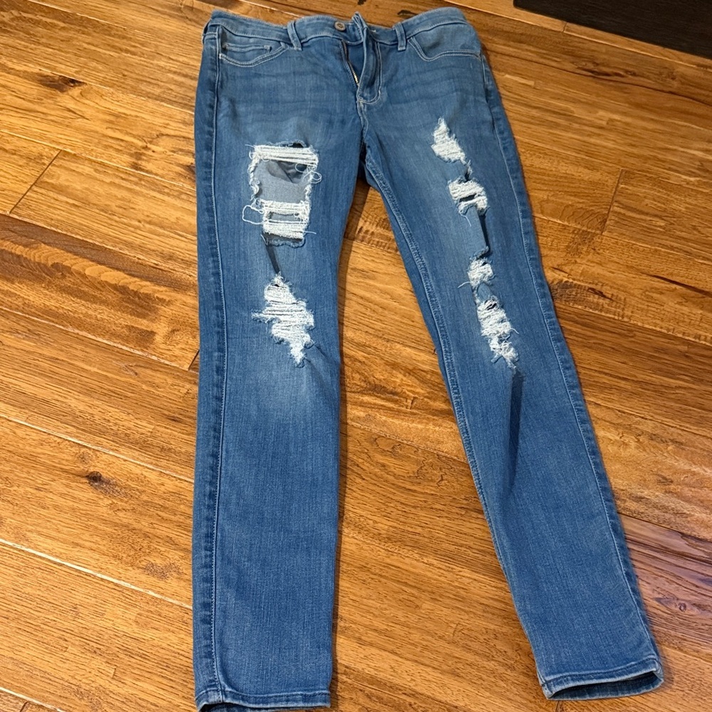 Hollister Distressed Blue Women's Jeans
